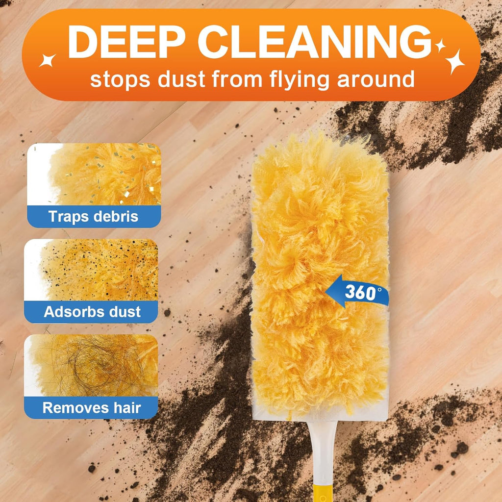 50-Count Heavy Duty Duster Refills with 1 Handle