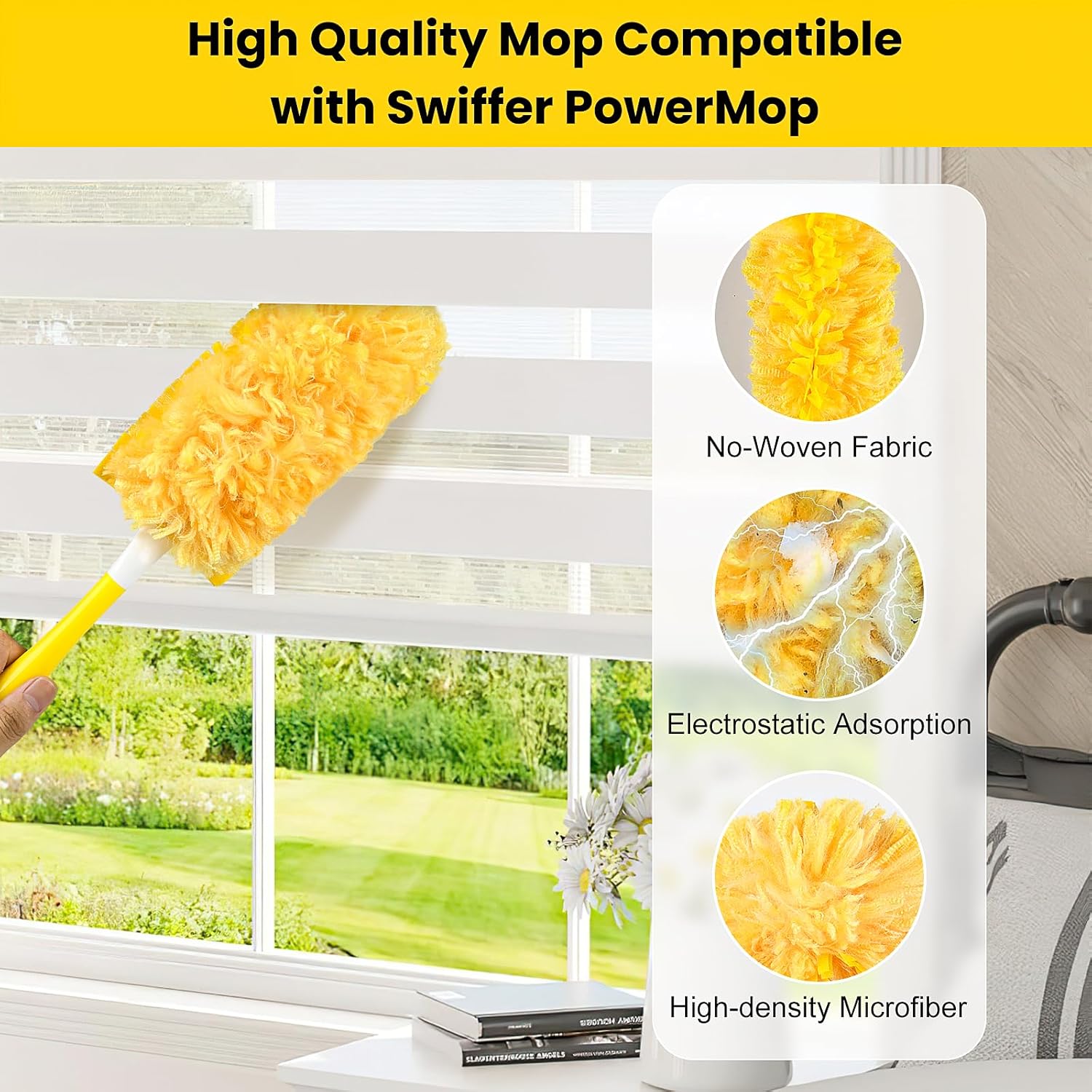 100-Count Heavy Duty Duster Refills with 1 Handle