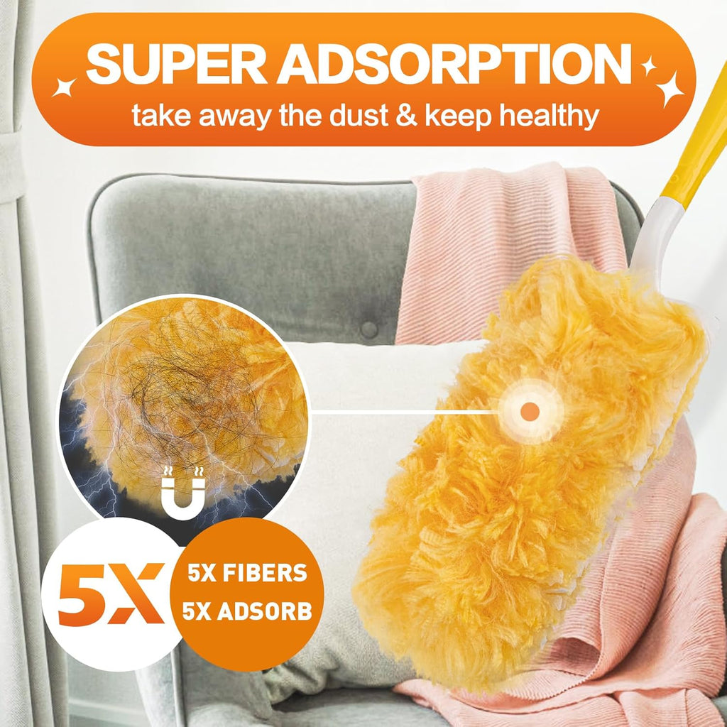 50-Count Heavy Duty Duster Refills with 1 Handle