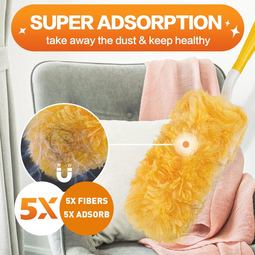 100-Count Heavy Duty Duster Refills with 1 Handle