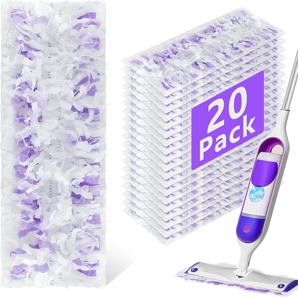 20 Count PowerMop Mopping Pad Refills Compatible with Swiffers