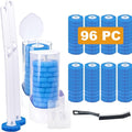 Toilet Bowl Brush with 96 Refills