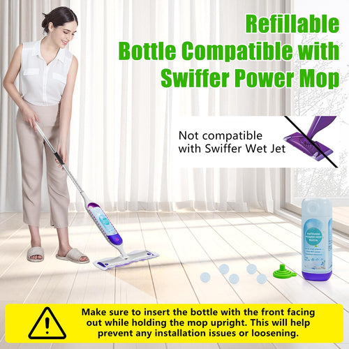 2 Pack PowerMop Refillable Bottles